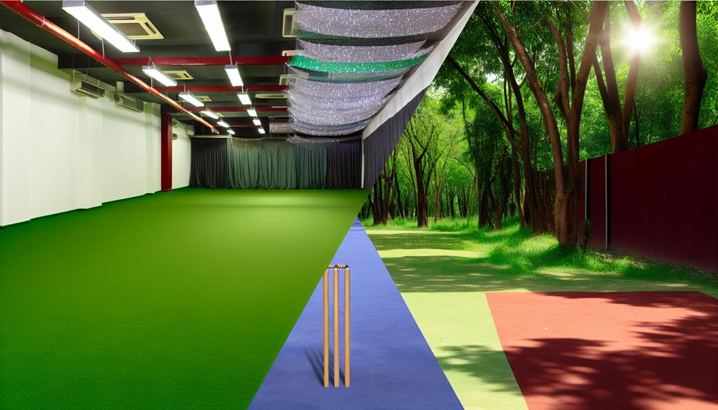 Indoor vs Outdoor Cricket Internet Facilities: Method Differences Defined